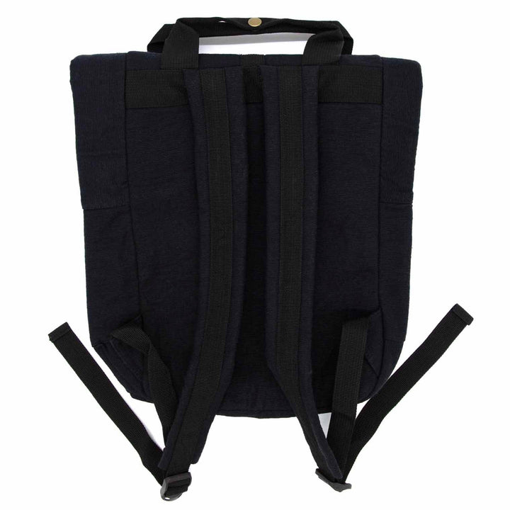 Roll Top Black Sun Backpack 15L