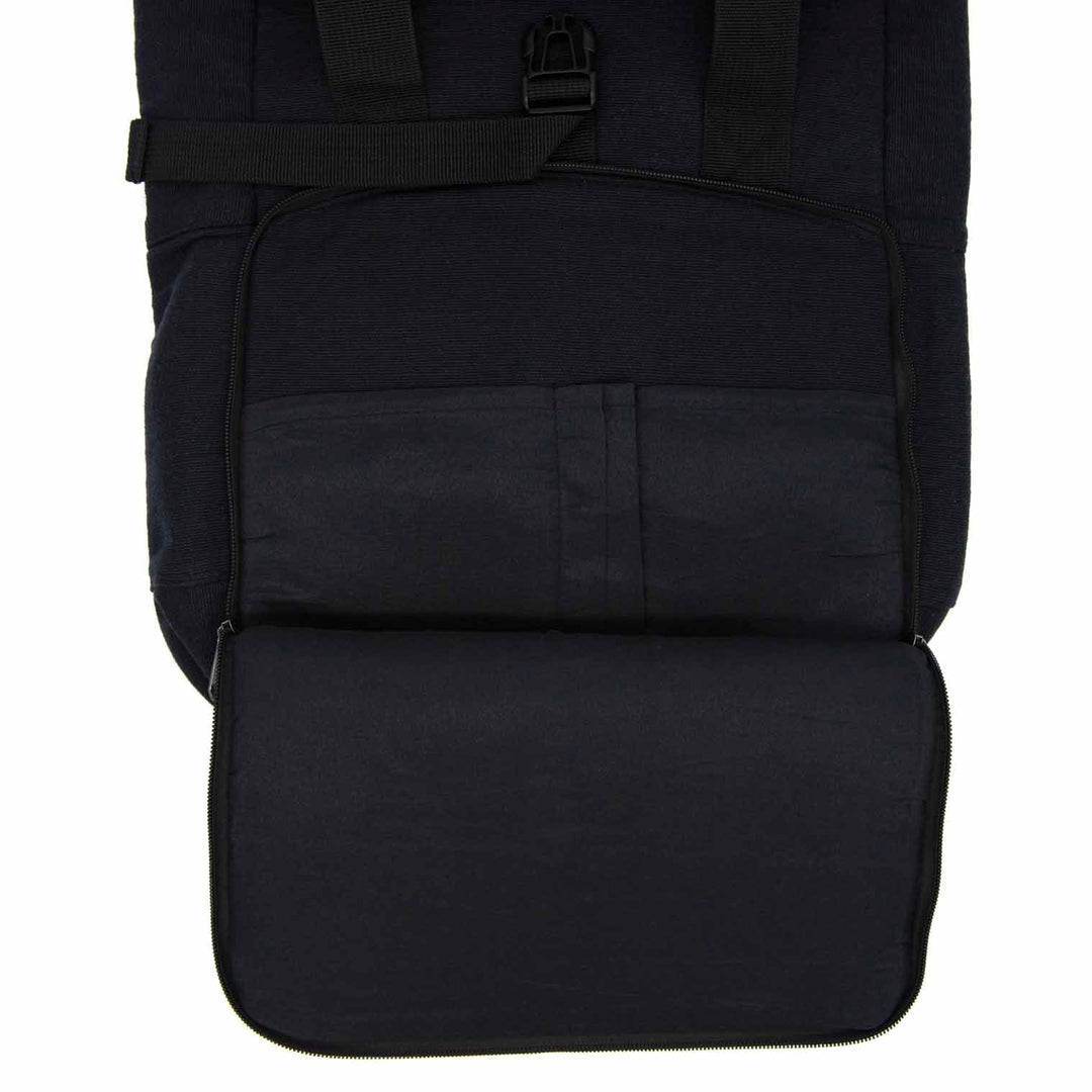 Roll Top Black Sun Backpack 15L