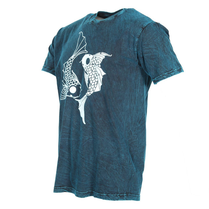 Screen Print Pisces Design T-Shirt