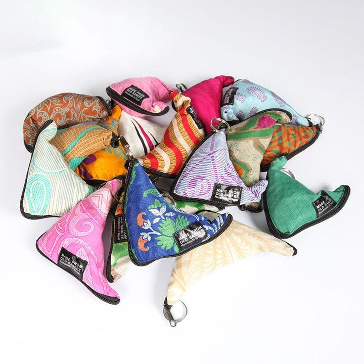 Recycled Sari Fold Out Bag