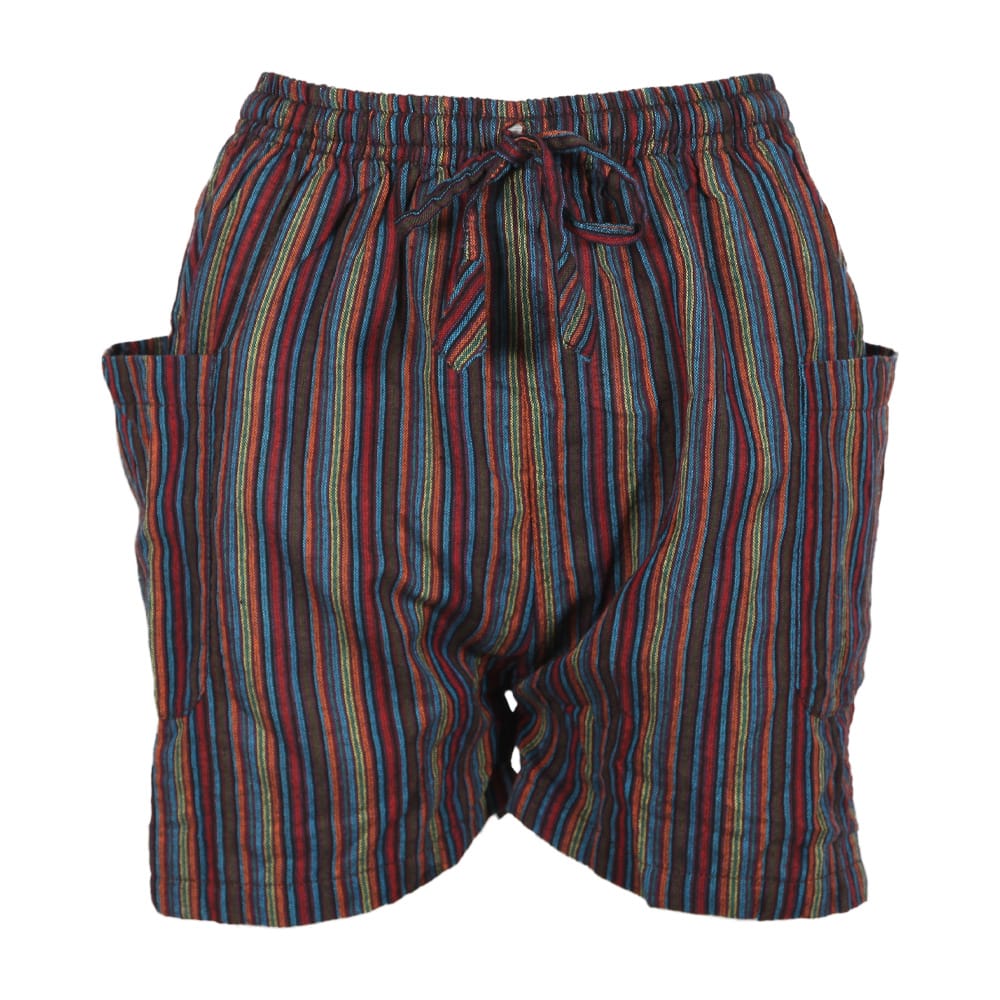 Petite Stripped Nepalese Summer Shorts