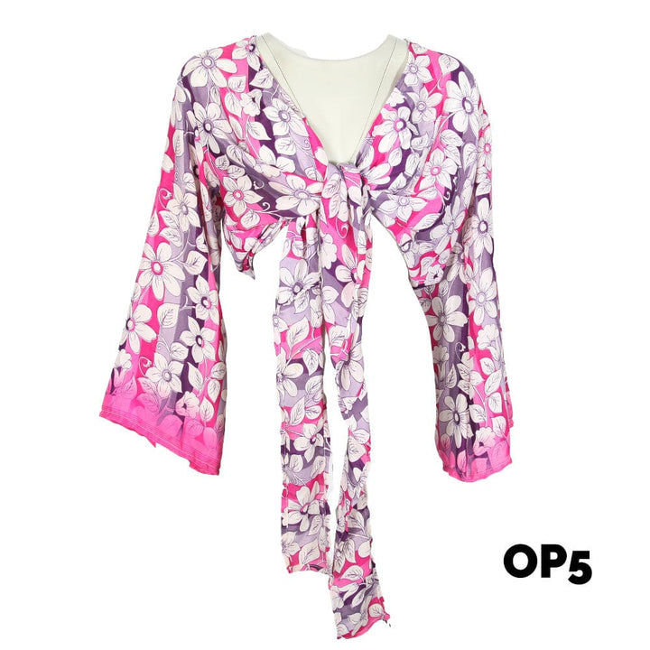Upcycled Sari Wrap Top