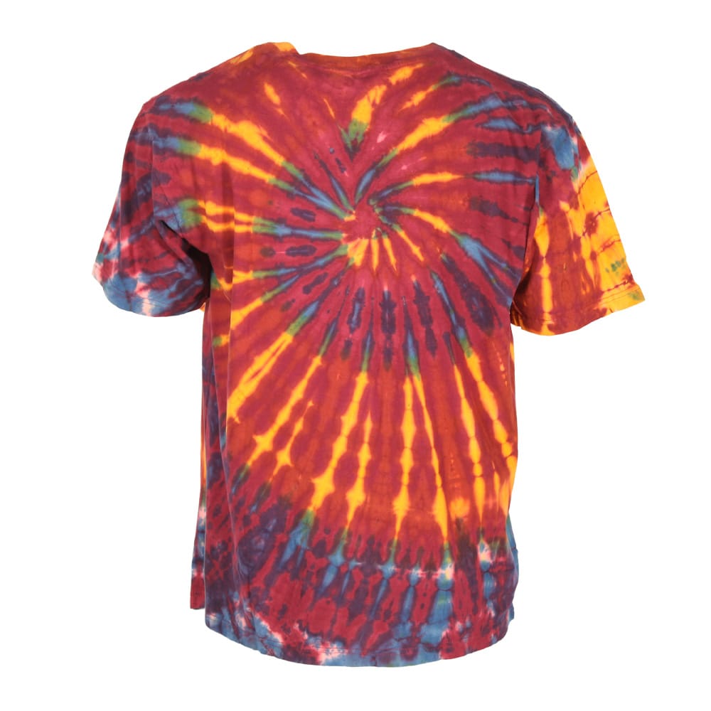 Maroon Tie Dye T Shirt