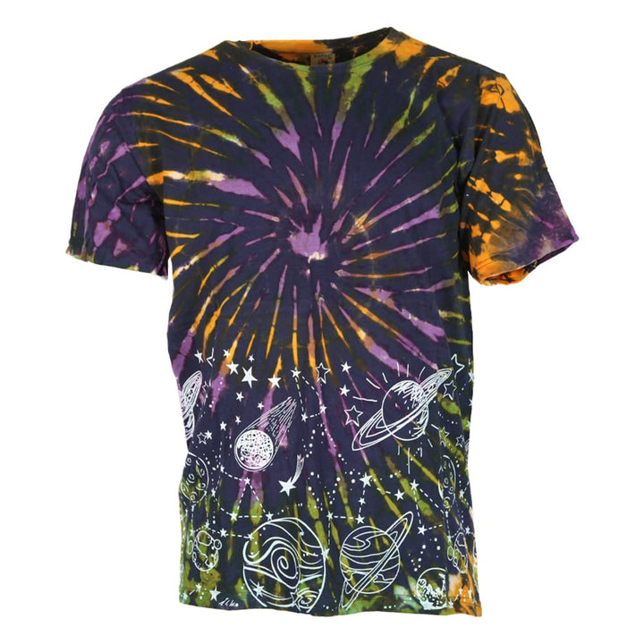 Tie Dye &amp; Screen Print T shirt