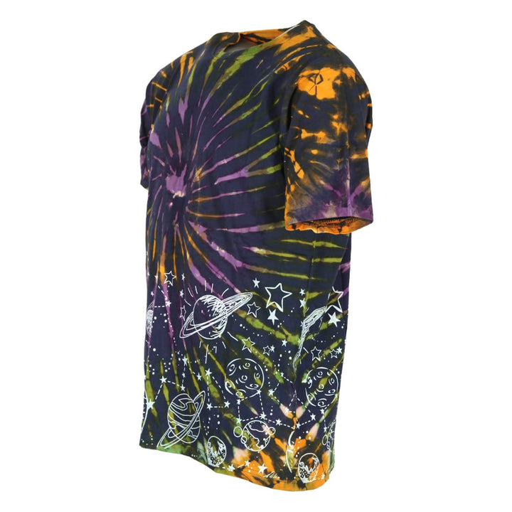 Tie Dye &amp; Screen Print T shirt