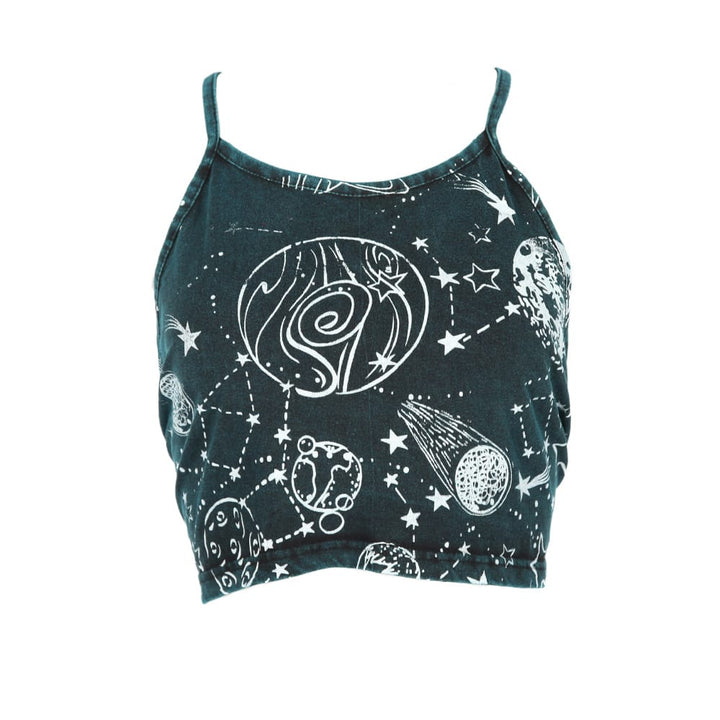 Cropped Halter Neck Top