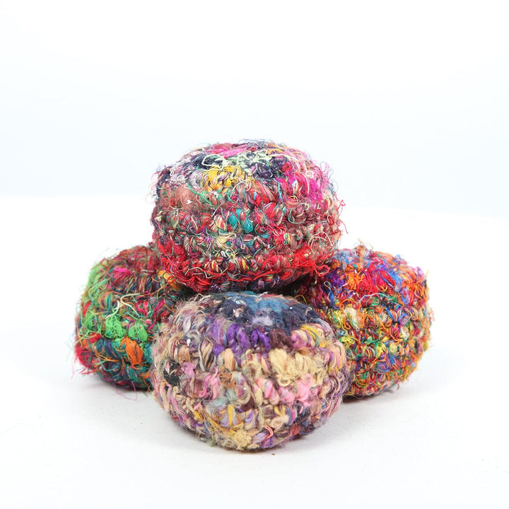 Upcycled Sari Hacky Sack