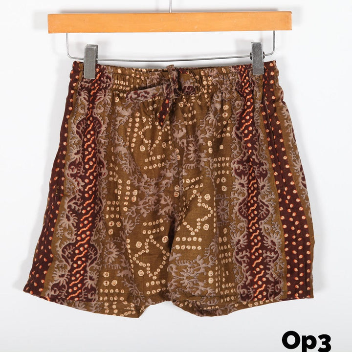 Recycled Sari Shorts