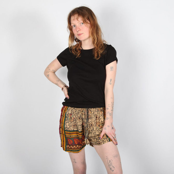 Recycled Sari Shorts