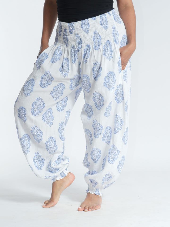 Crepe Cotton Harem Pants