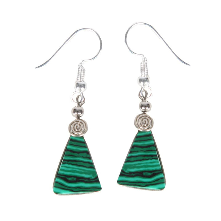 Triangle Stone Earrings