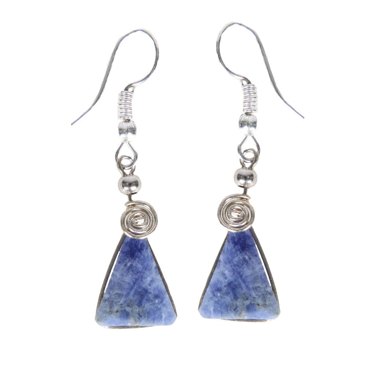 Triangle Stone Earrings