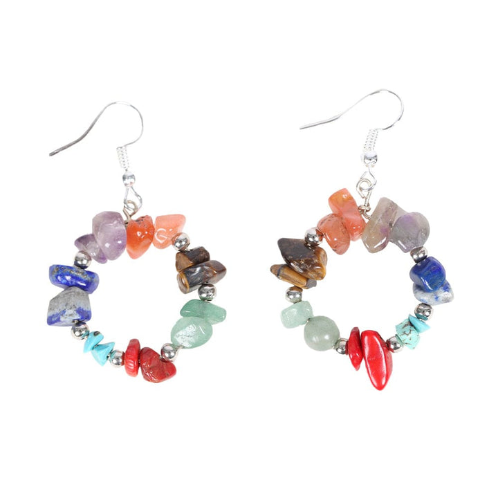 Gemstone Ring Earrings