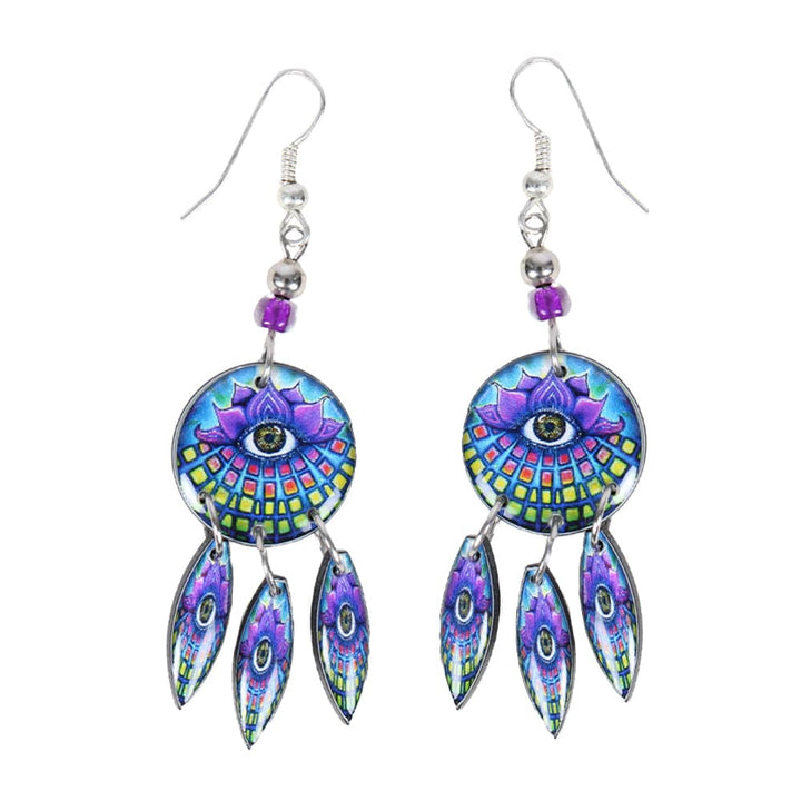 Third Eye Dangle Earrings