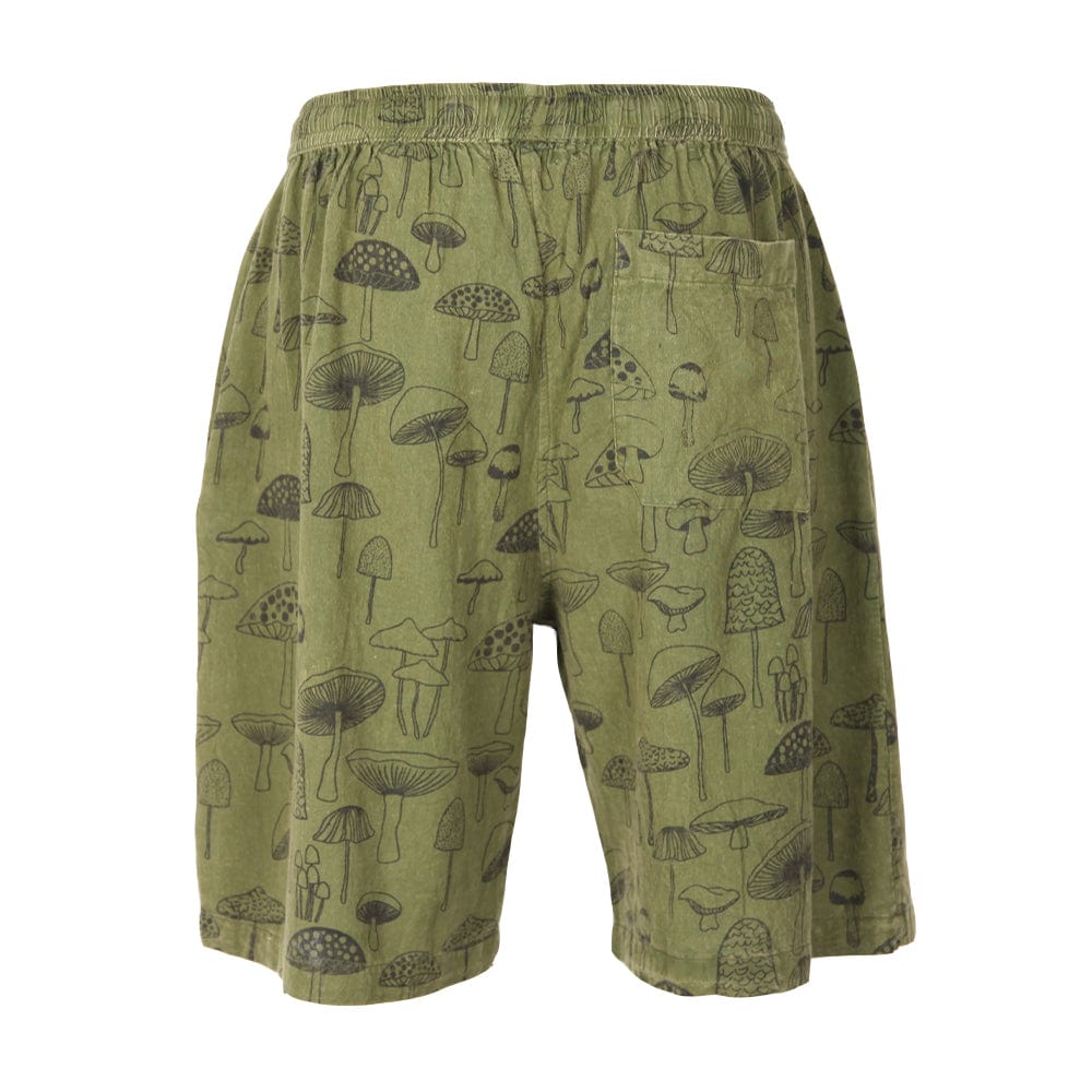 Mushroom Print Shorts