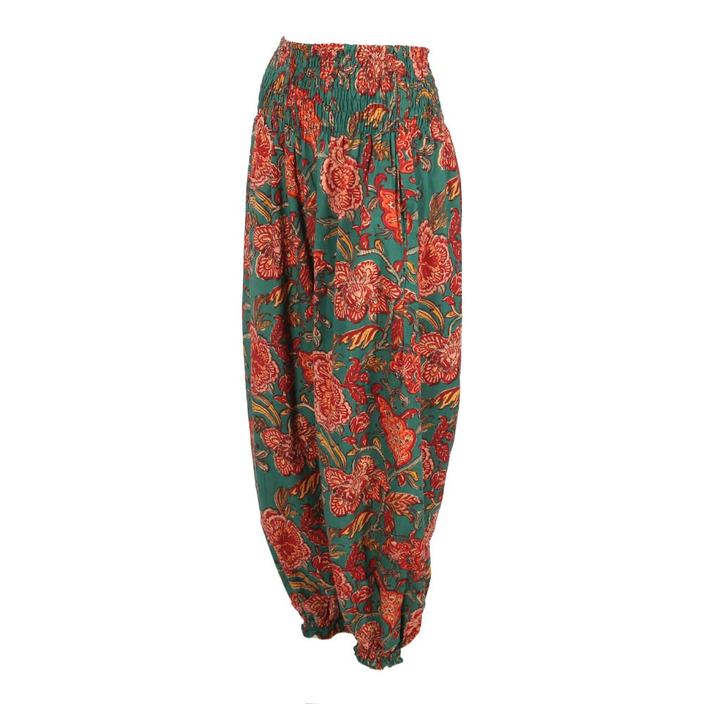 Floral Print Genie Trousers