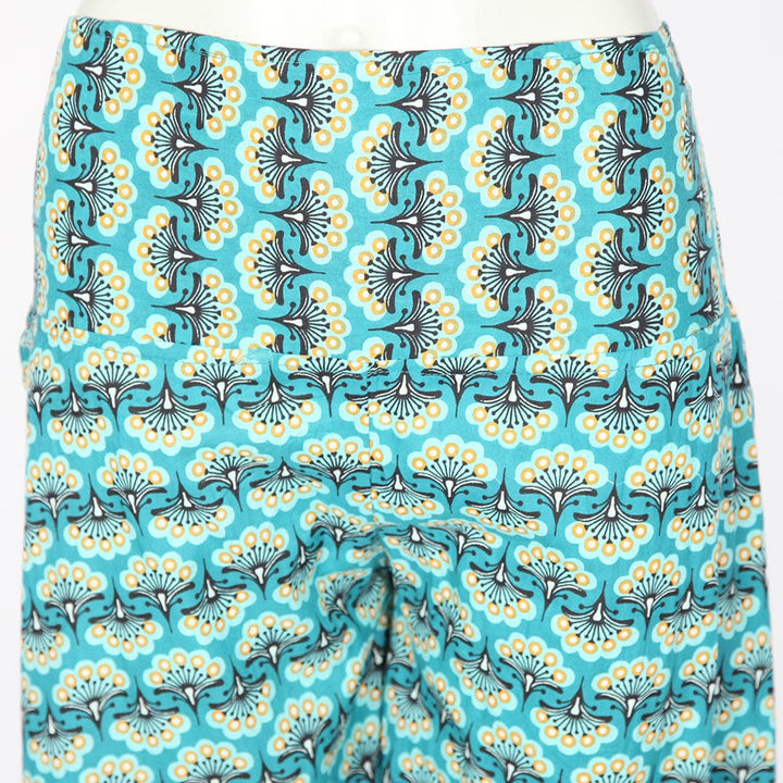 Block Print Palazzo Trousers