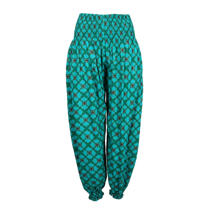 Clover Print Genie Pants