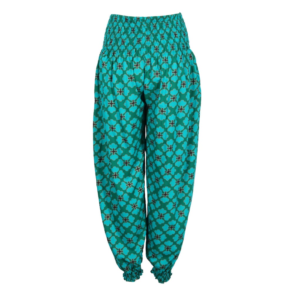 Clover Print Genie Pants