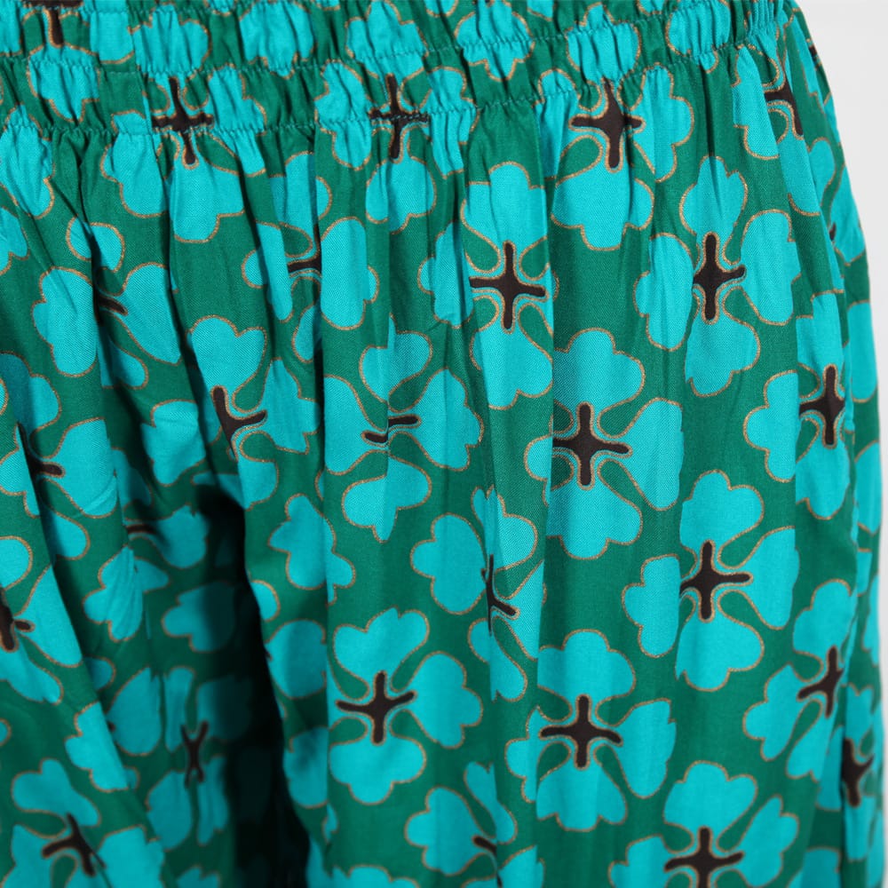 Clover Print Genie Pants