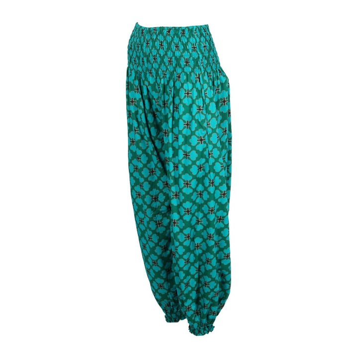 Clover Print Genie Pants