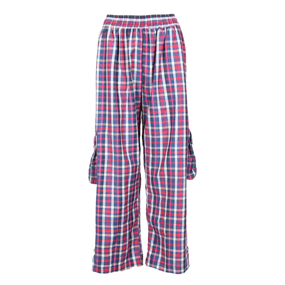 Check Cargo Trousers