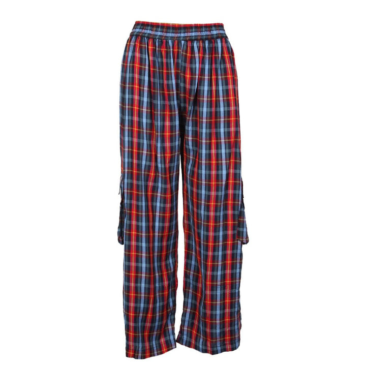 Check Cargo Trousers