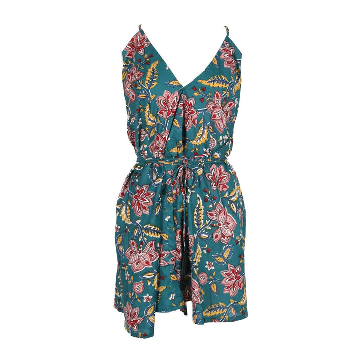 Summer Flower Scarf Dress