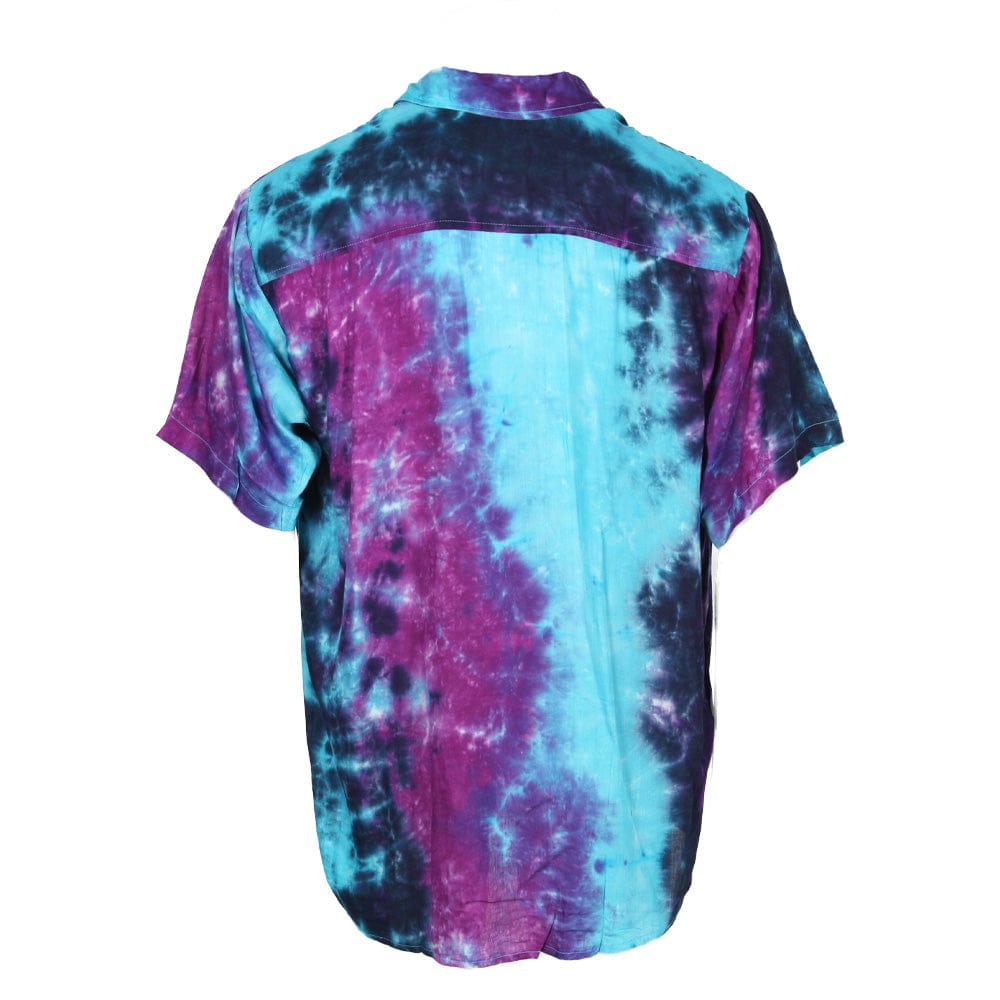 Men's Oversized Tie Dye Short Sleeved Shirt