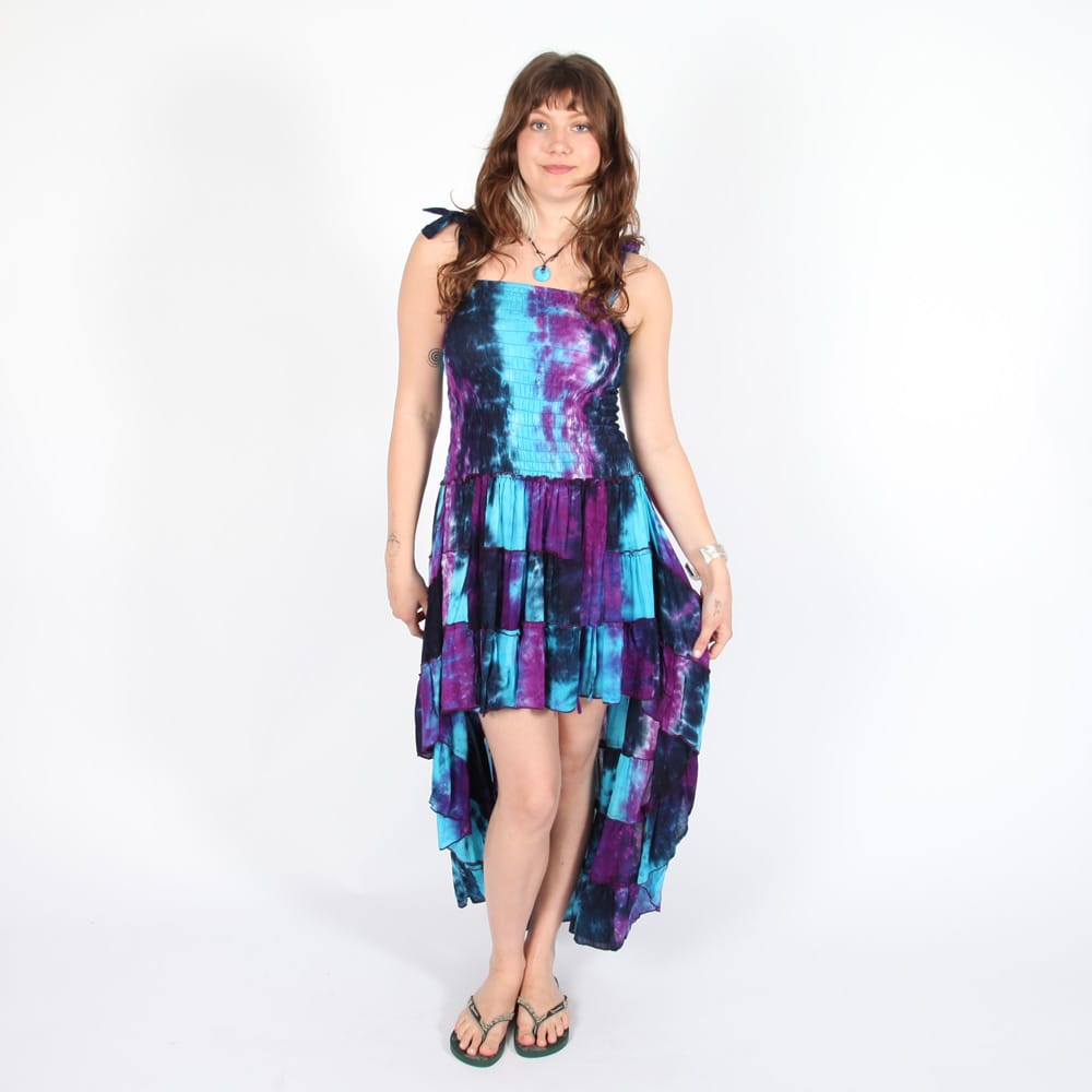Tye Dye Frill Dress