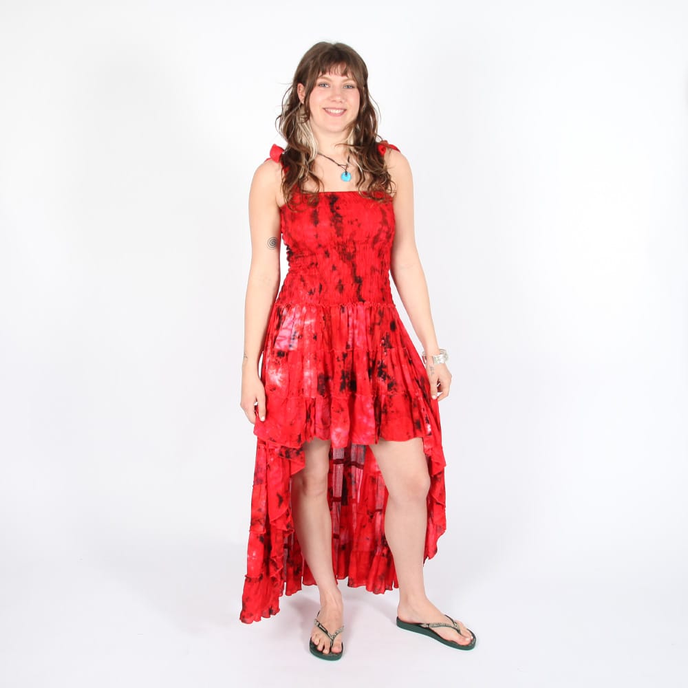 Tye Dye Frill Dress