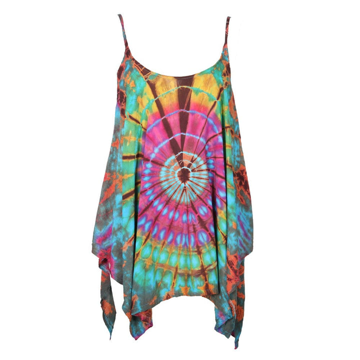 Floaty Strappy Tie Dye Top