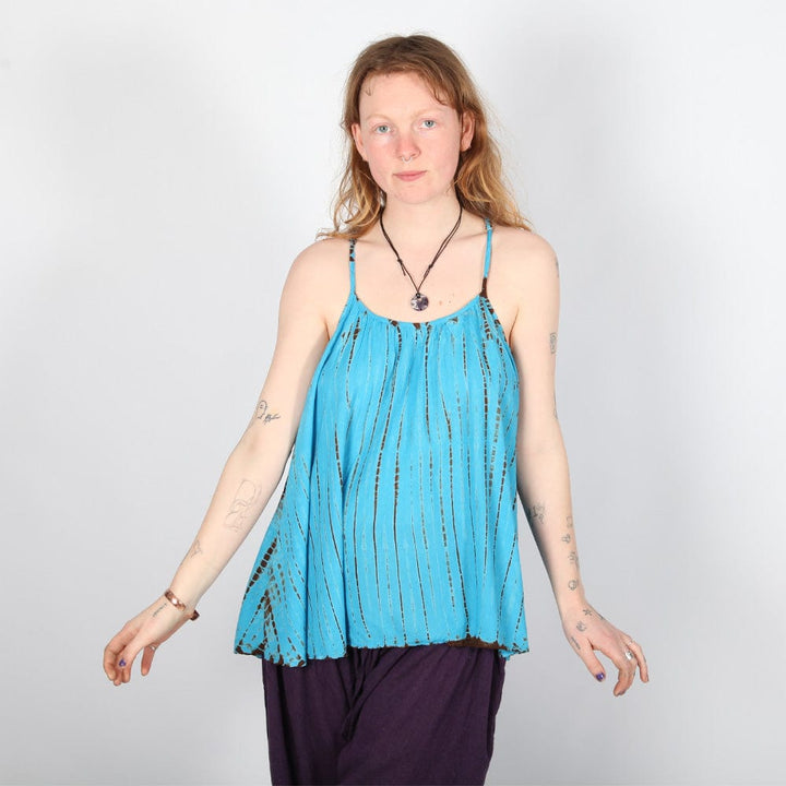 Turquoise Floaty Cami Top