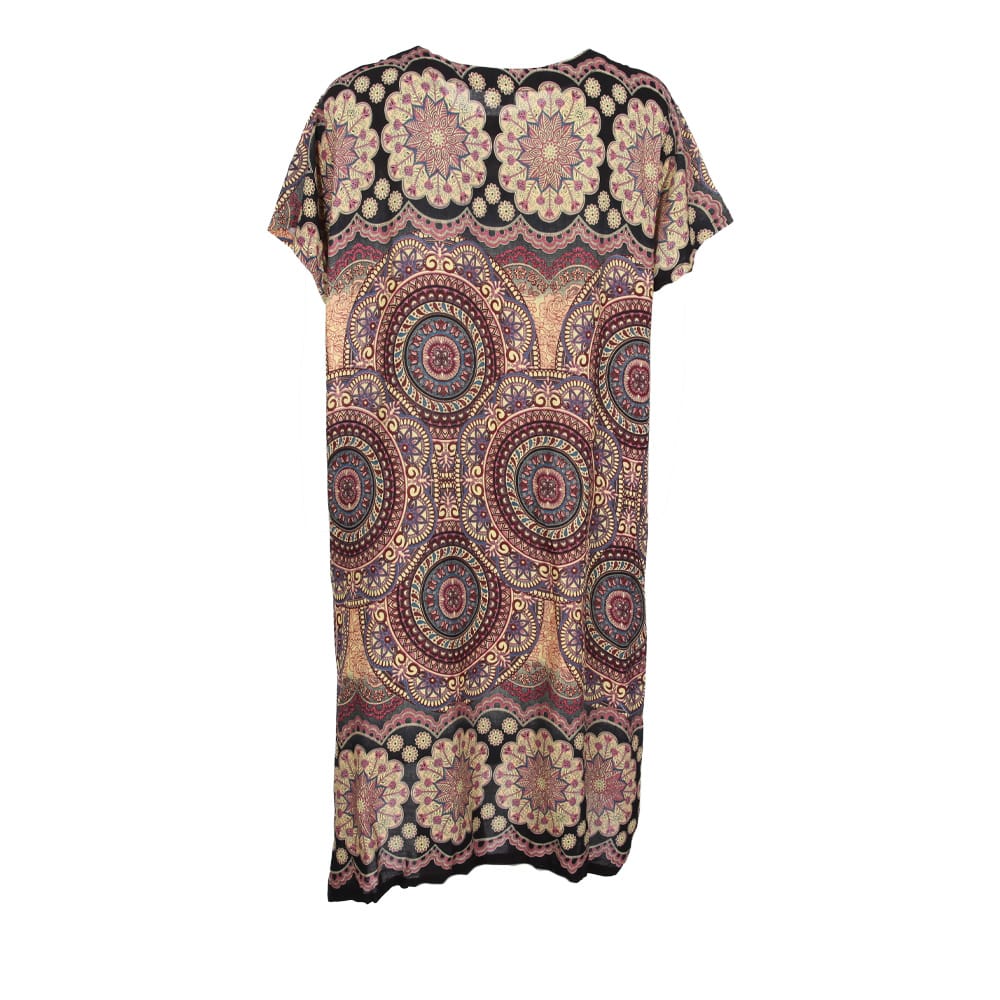 Floral Mandala Shift Dress