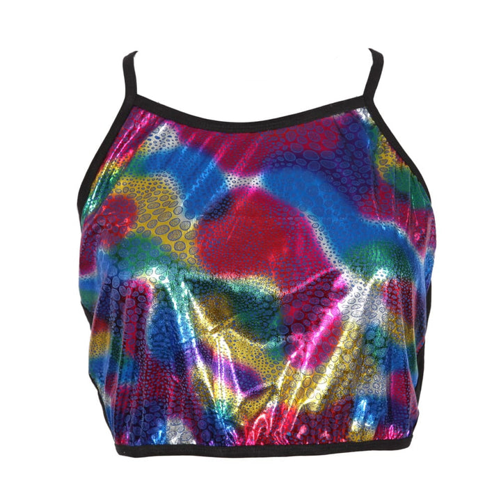 Multicolour Metallic Top