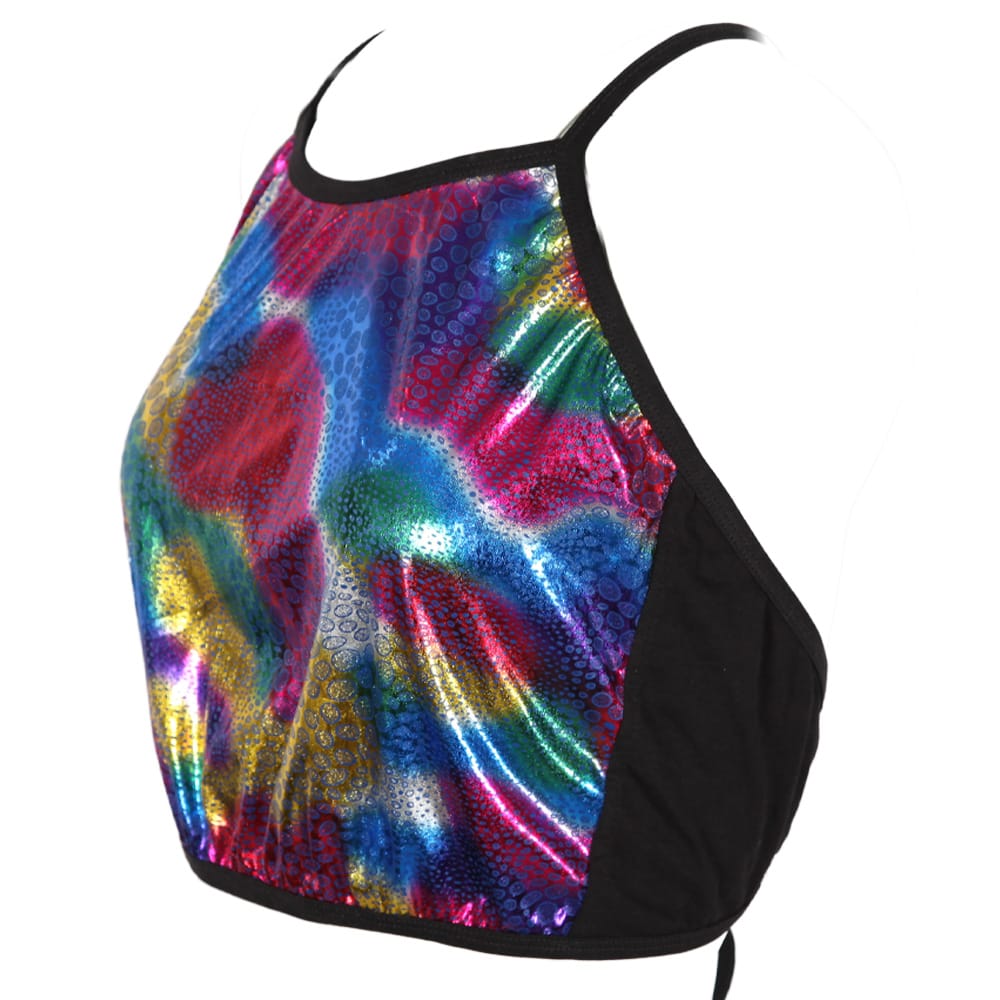 Multicolour Metallic Top