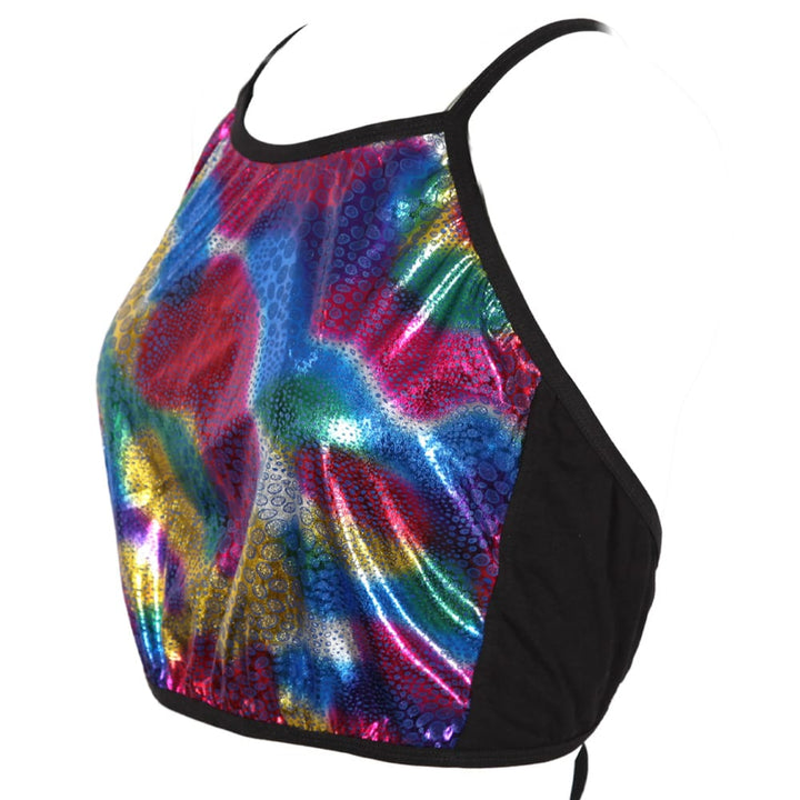 Multicolour Metallic Top