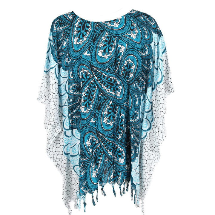 Beach cover up poncho