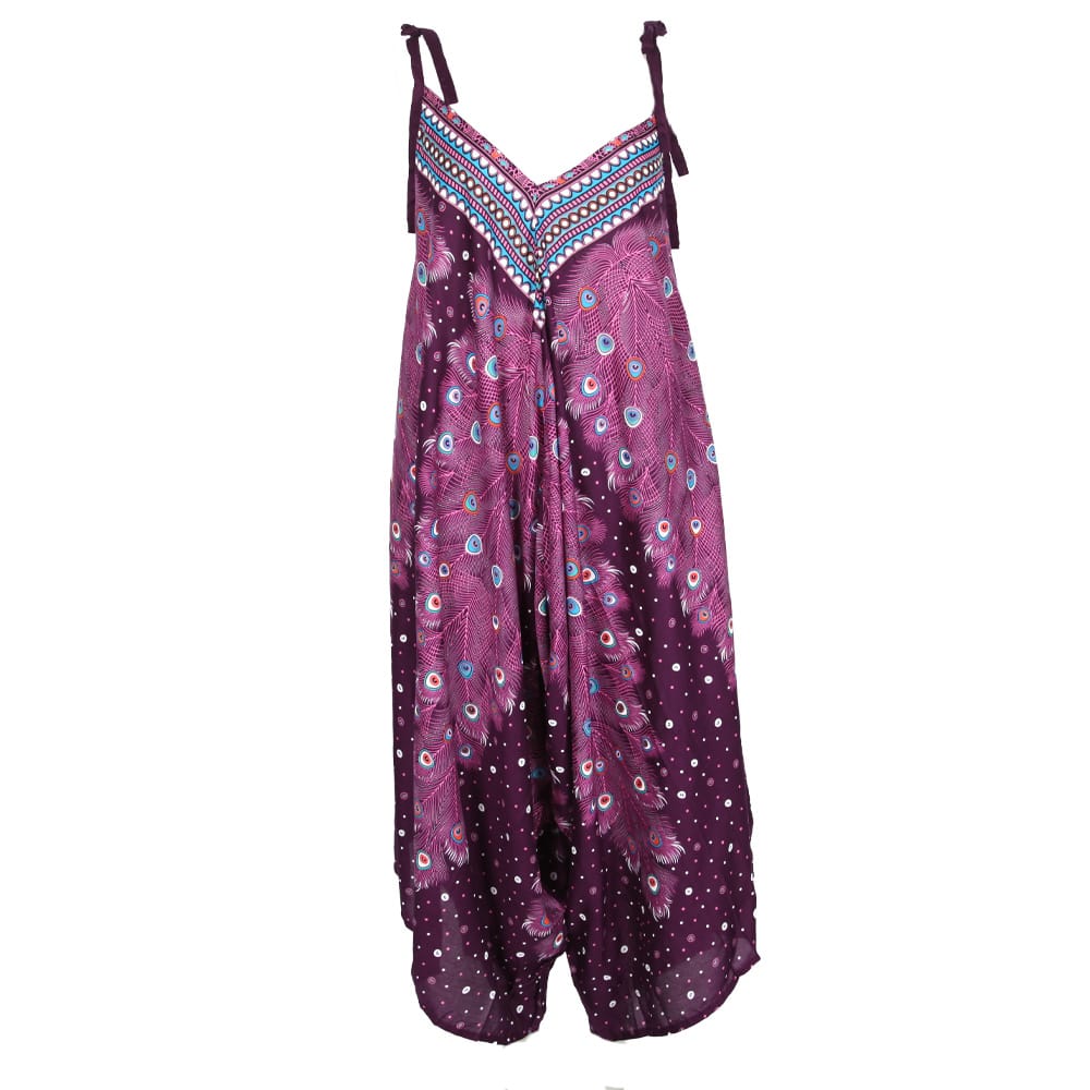 Peacock Feather Jumpsuit