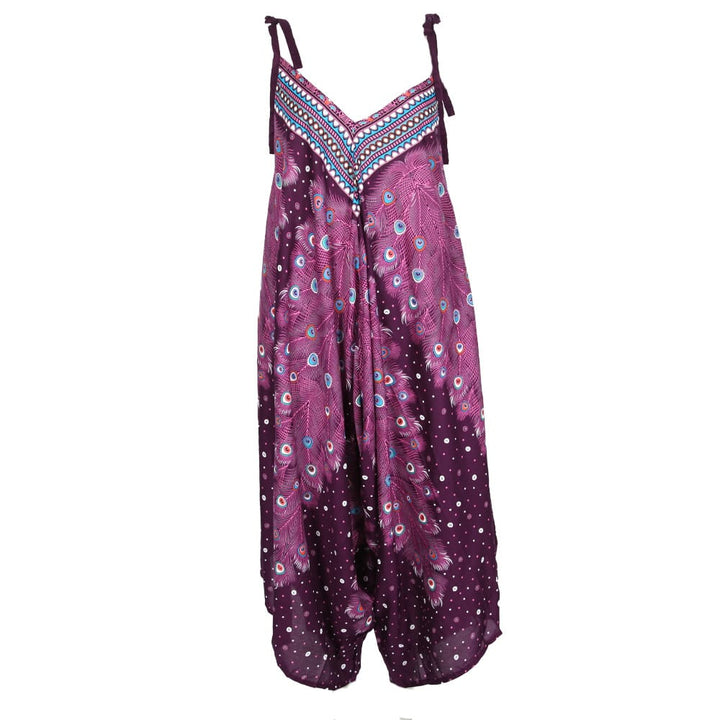 Peacock Feather Jumpsuit
