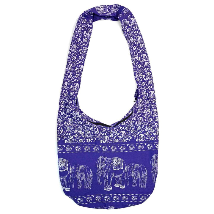 Elephant Print Slouch Bag