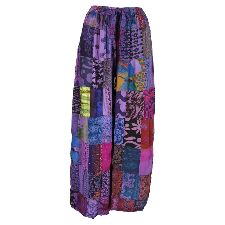 Thai Patch Wide Leg Trousers