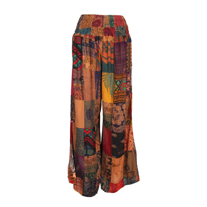 Thai Patchwork flare Trousers