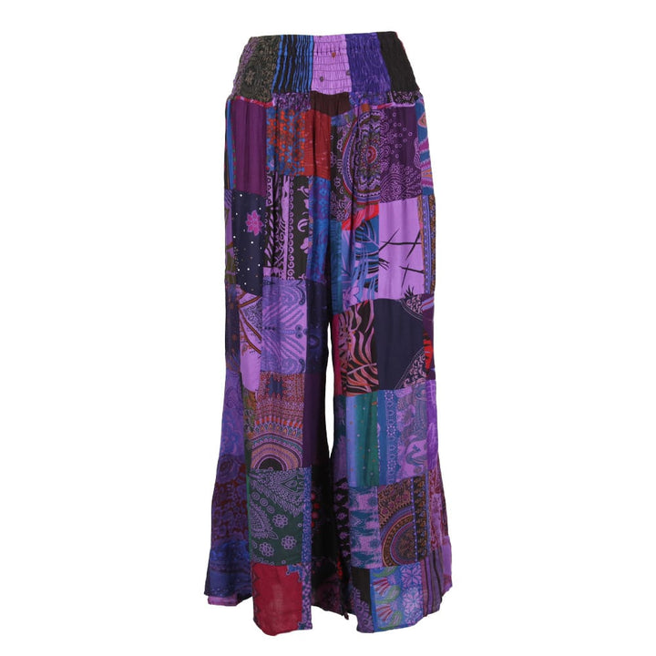Thai Patchwork flare Trousers