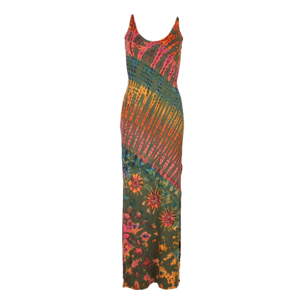 Tie Dye Bodycon Maxi Dress