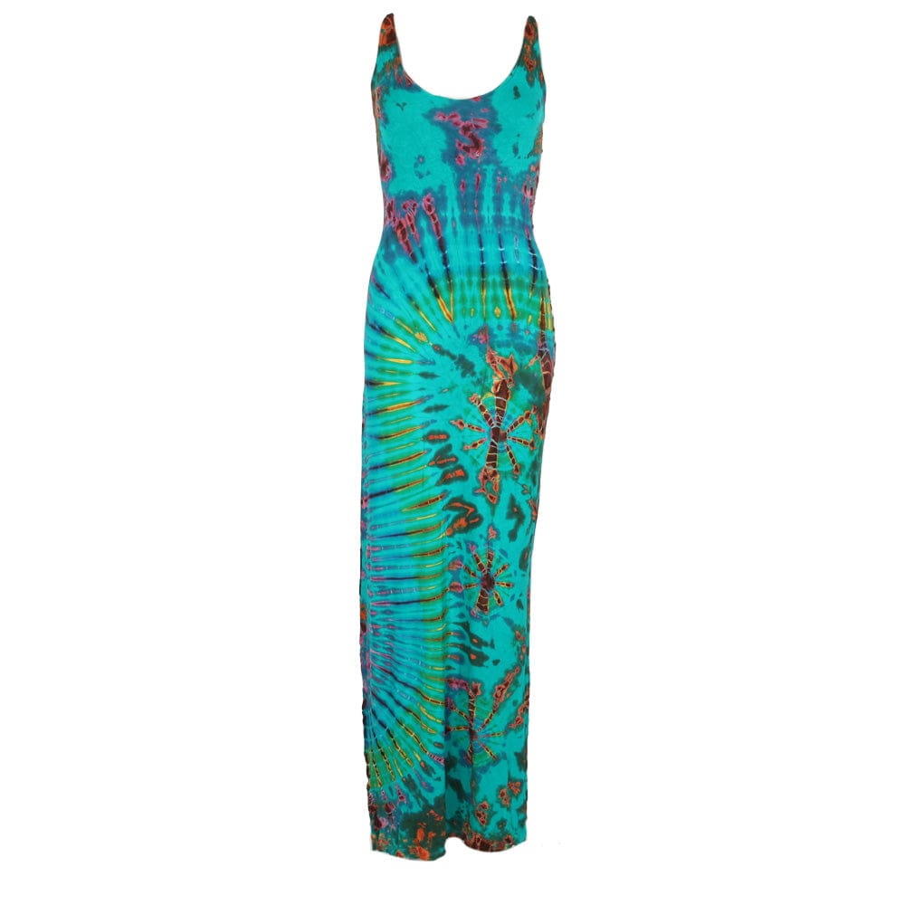 Tie Dye Bodycon Maxi Dress