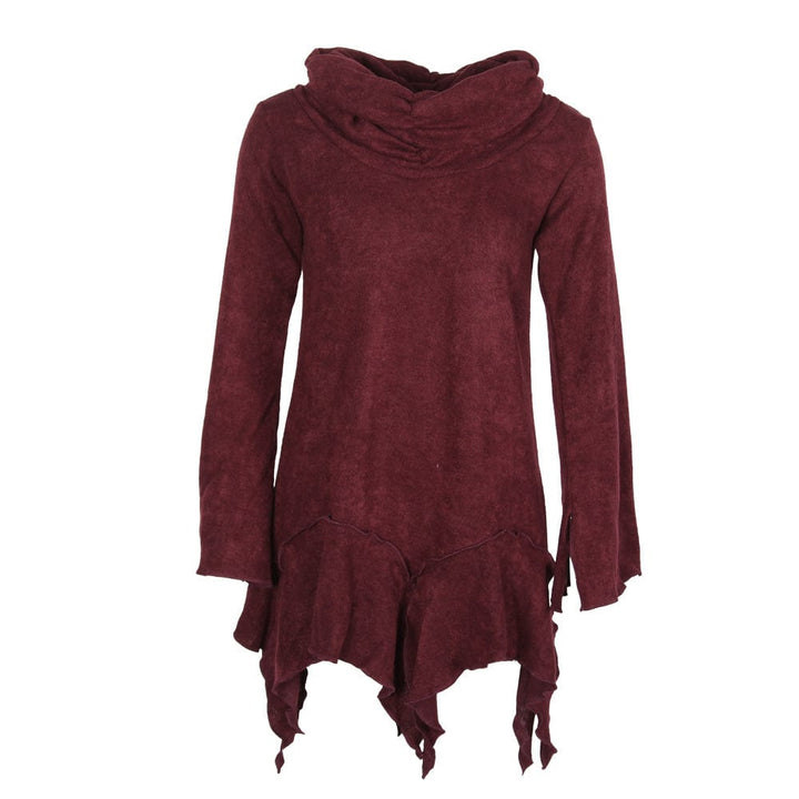 Split Cuff Hanky Hem Dress
