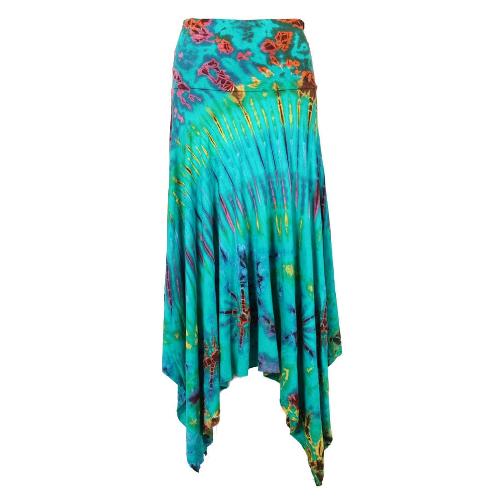 Tie Dye Midi Skirt