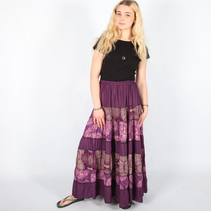 Chiang Mai Tiered Maxi Skirt