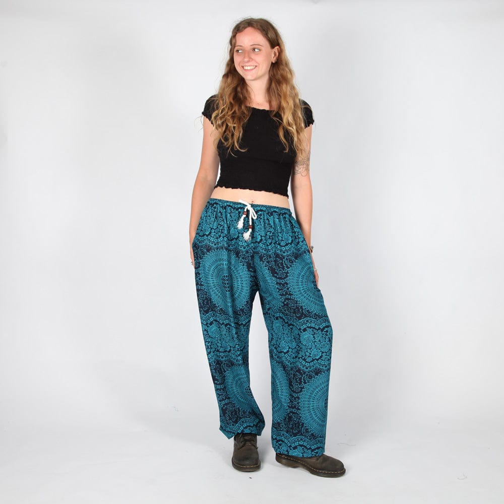 Floral Mandala Jogger Harem Pants